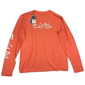 SALT Life Coral Men's Large SLX Performance Wear TROPX ultra Lightweight New wit